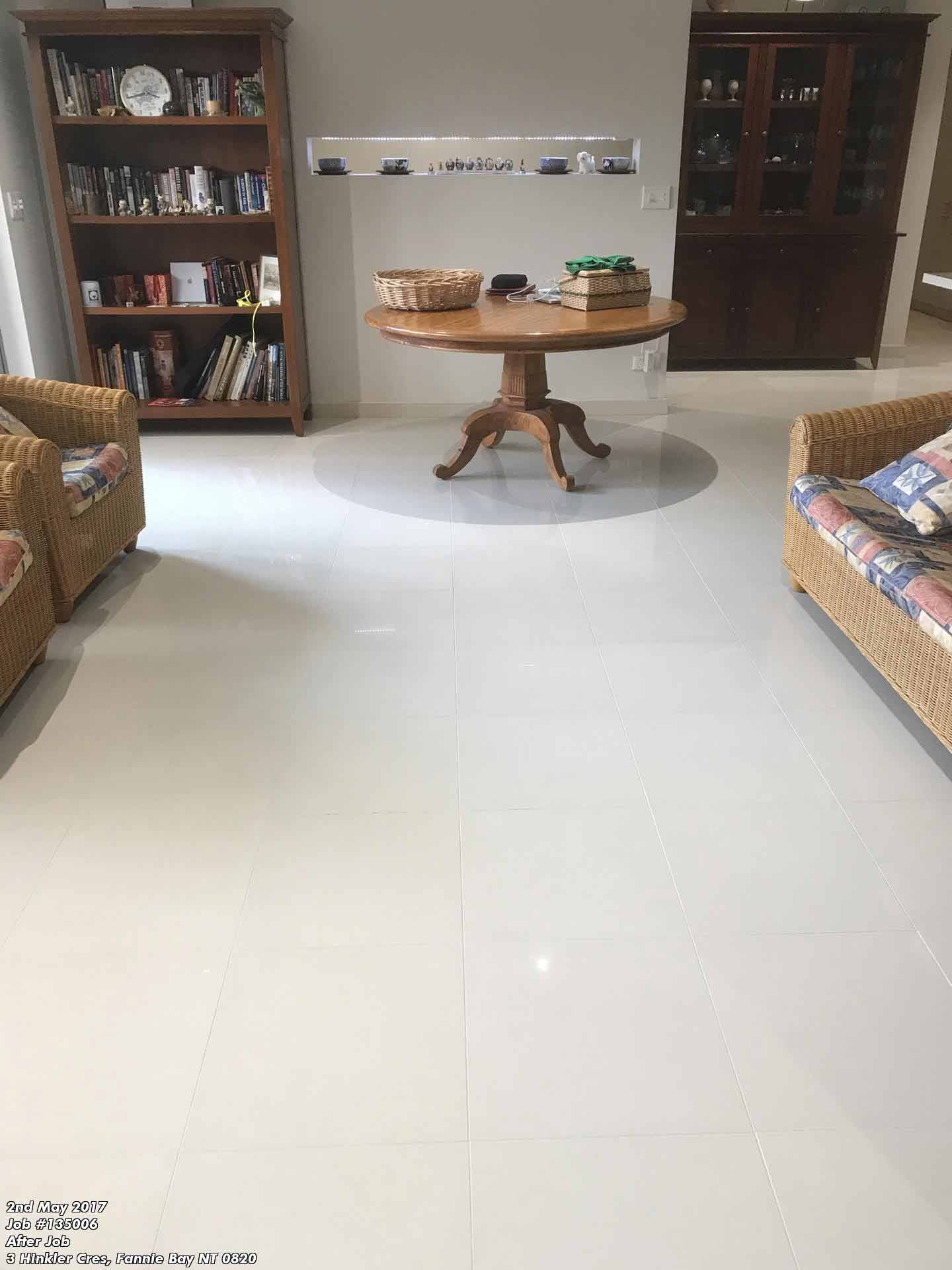 clean living room floor